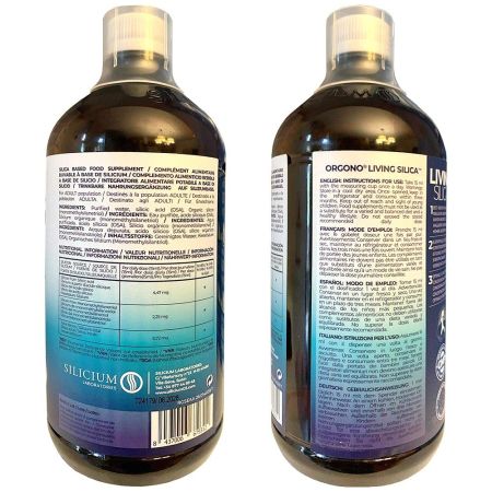 Colagen pentru piele, par si unghii Living Silica Collagen Booster, 1000 ml, Silicium Laboratories 691700