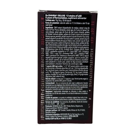 Complex de probiotice Deluxe, 30 capsule, Dr. Ohhira 749322