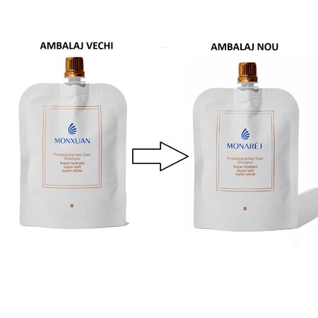 Sampon pentru par deteriorat si fara volum, 100 ml, Monxuan 747371