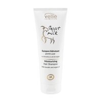 Sampon hidratant pentru par deteriorat Goat Milk, 250 ml, Vellie