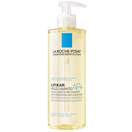Pachet Ulei de spalare hidratant pentru piele uscata sau cu tendinta atopica Lipikar AP+, 400 ml + Rezerva, 400 ml, La Roche-Posay 693061