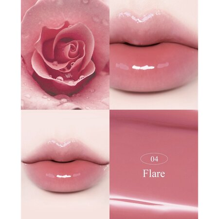 Luciu de buze cu efect de volum 04 Flare Breeze Dewy Tint, 4.5 g, Aperire 692068