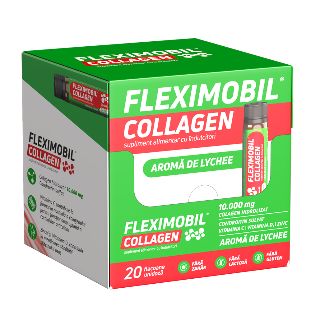 Fleximobil Colagen, 20 flacoane unidoza x 25 ml, Fiterman Pharma