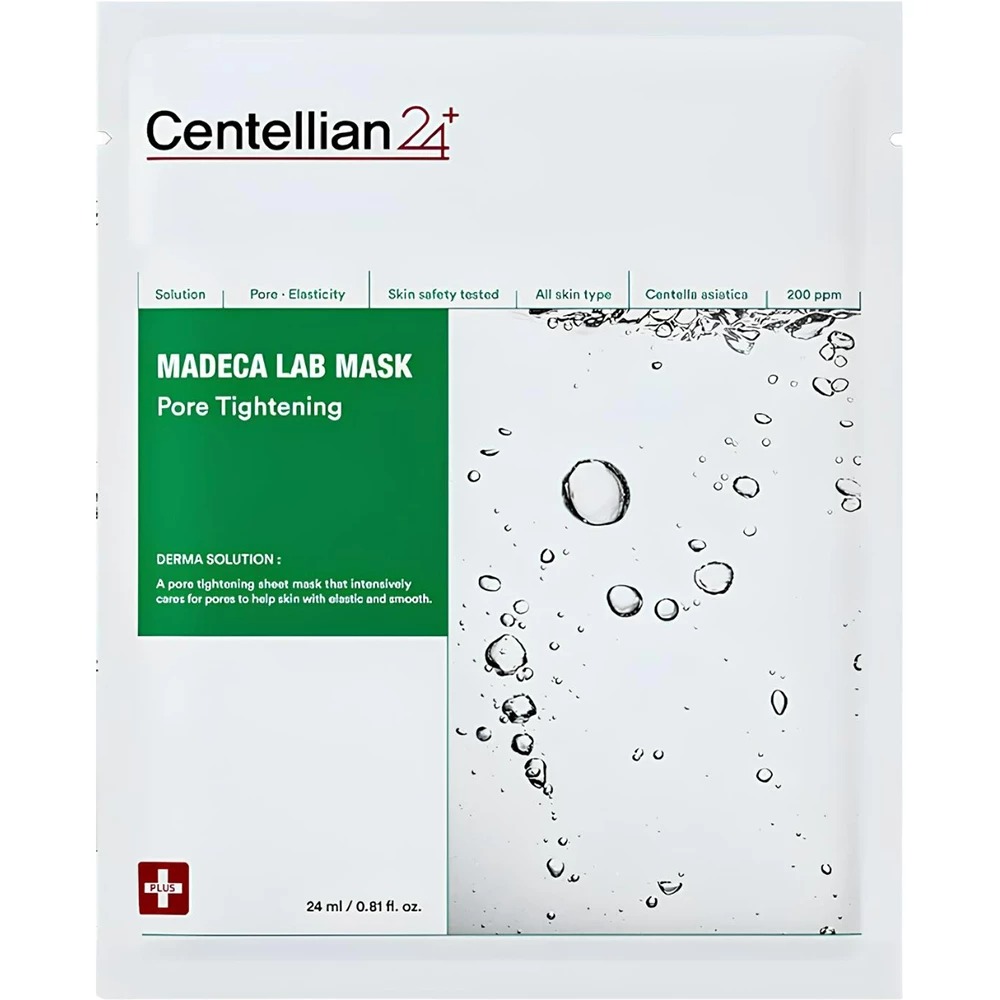 Masca tip servetel pentru diminuarea porilor si netezirea tenului Madeca Lab, 24 ml, Centellian 24