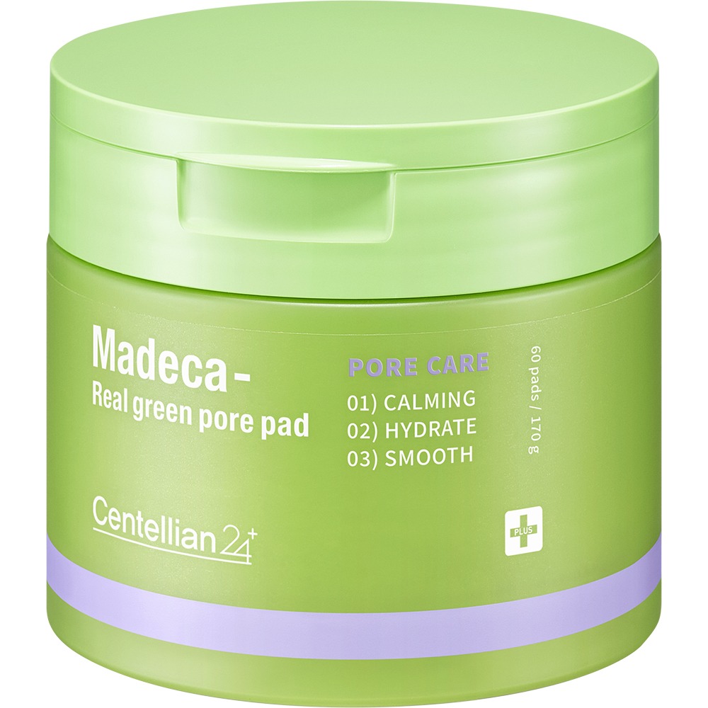 Dischete exfoliante Madeca Real Green Pore Pad, 60 bucati, Centellian 24