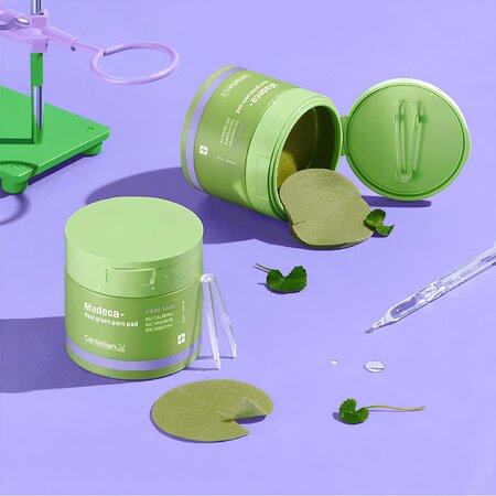 Dischete exfoliante Madeca Real Green Pore Pad, 60 bucati, Centellian 24 692223