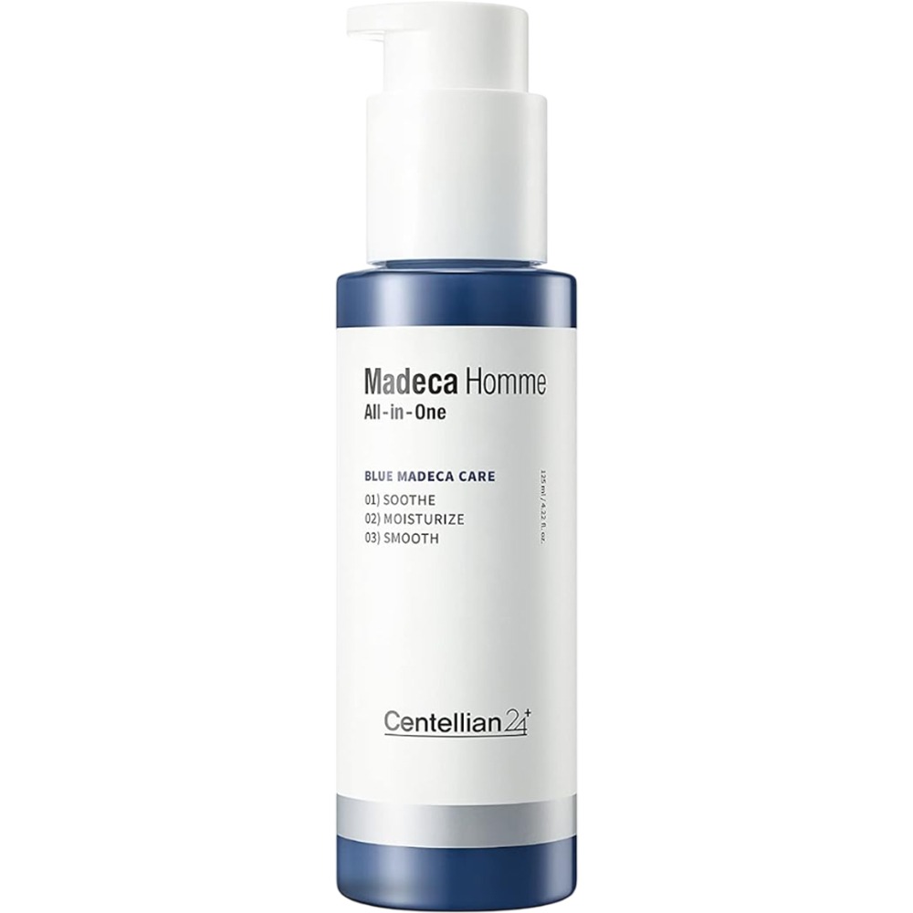 Lotiune hidratare, calmare si controlul sebumului pentru barbati, Madeca Homme All In One, 125 ml, Centellian 24