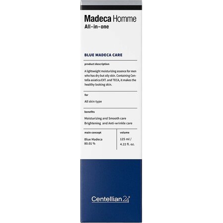 Lotiune hidratare, calmare si controlul sebumului pentru barbati, Madeca Homme All In One, 125 ml, Centellian 24 692230
