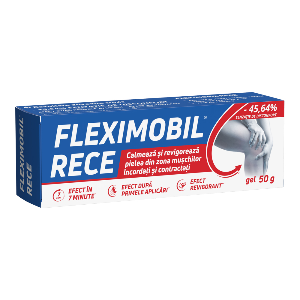 Gel pentru muschi si articulatii Fleximobil Rece, 50 g, Fiterman Pharma