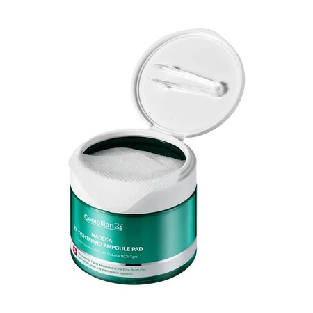 Dischete exfoliante si tonifiante Madeca 2X Tightening, 60 bucati, Centellian 24 692287