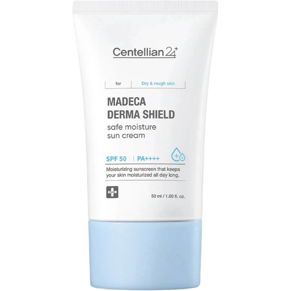 Crema hidratanta cu prorectie solara SPF50 PA++++, Madeca Derma Shield, 50 ml, Centellian 24