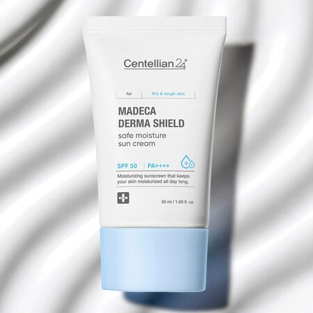 Crema hidratanta cu prorectie solara SPF50 PA++++, Madeca Derma Shield, 50 ml, Centellian 24 692320