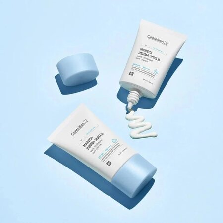 Crema hidratanta cu prorectie solara SPF50 PA++++, Madeca Derma Shield, 50 ml, Centellian 24 692321
