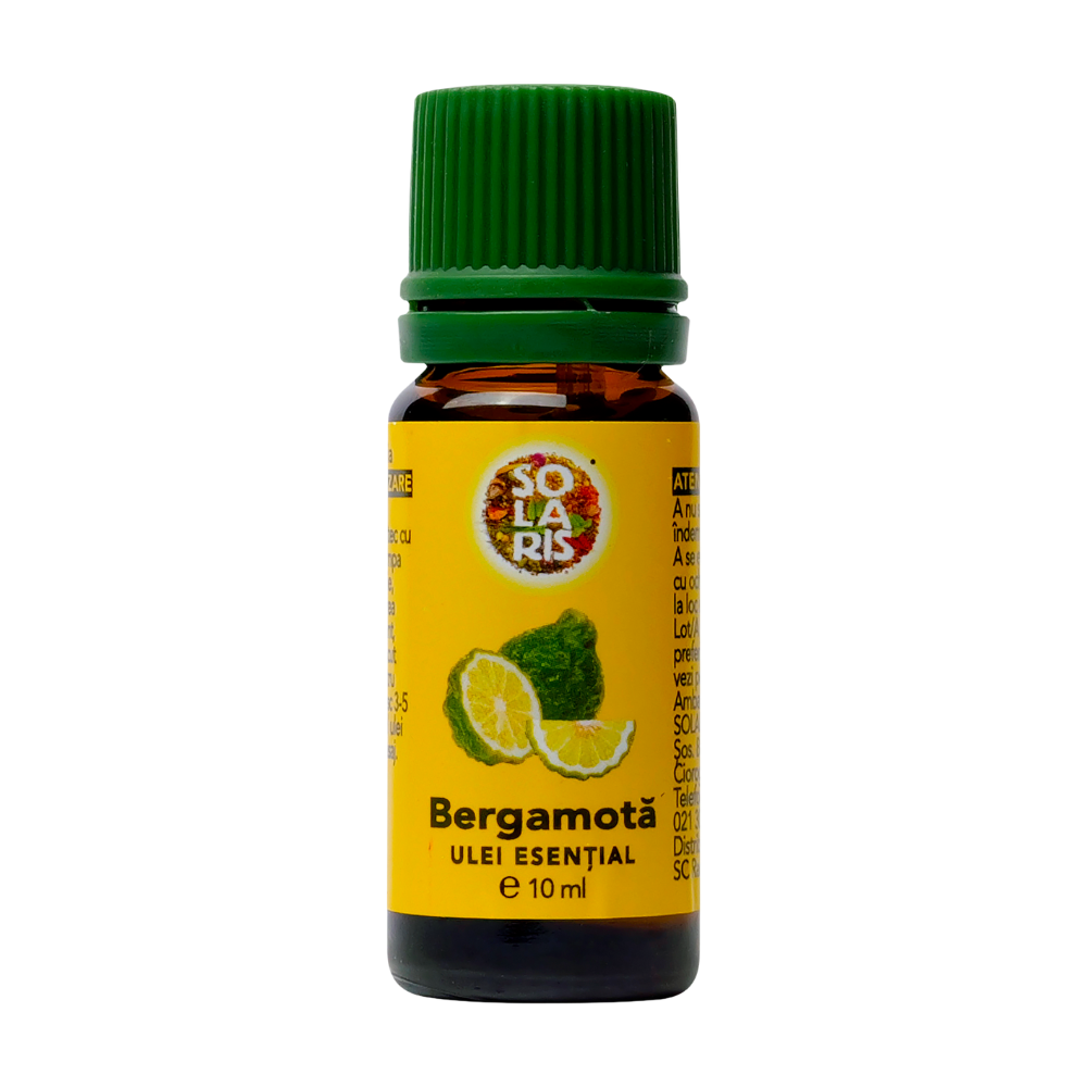 Ulei esential de bergamota, 10 ml, Solaris