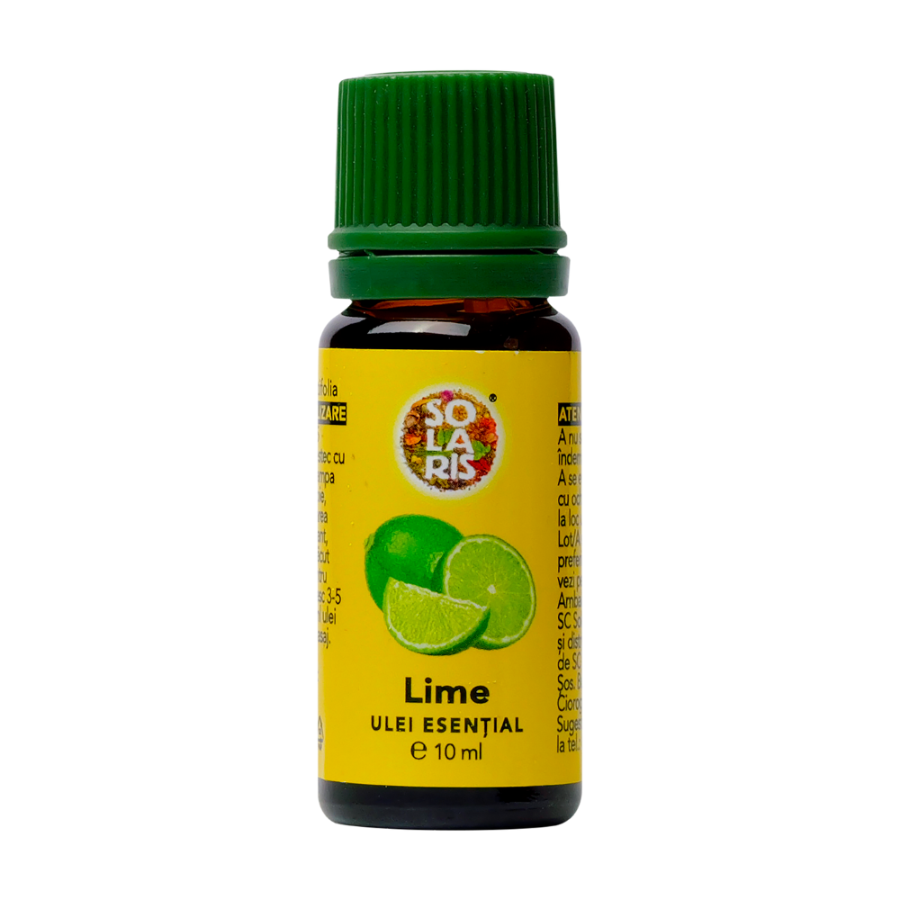 Ulei esential de lime, 10 ml, Solaris