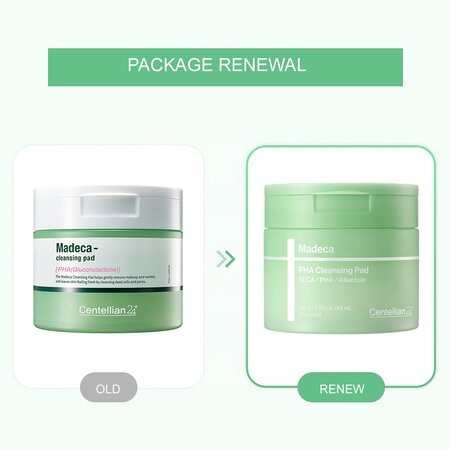 Dischete demachiante Madeca PHA Cleansing Pad, 60 bucati, Centellian 24 735466