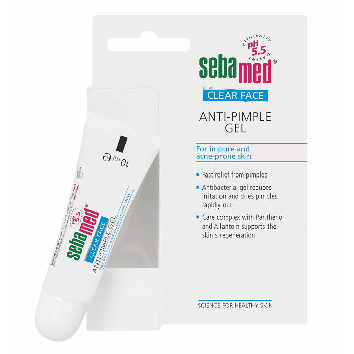 Gel dermatologic antiacneic Clear Face, 10 ml, Sebamed