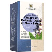 Ceai de cimbru, flori de soc si salvie, 18 doze, Sonnentor
