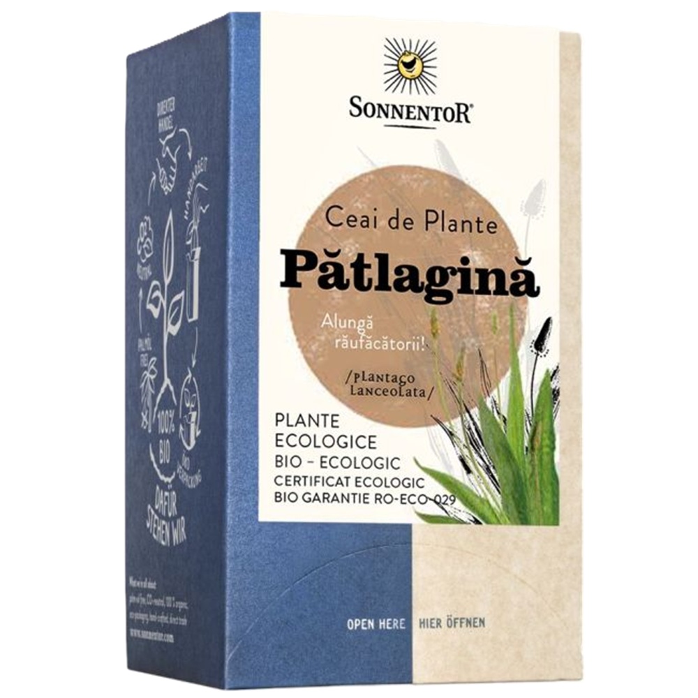 Ceai de patlagina, 18 doze, Sonnentor