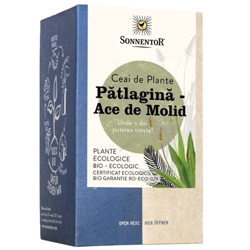 Ceai de patlagina si ace de molid, 18 doze, Sonnentor