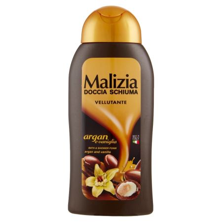 Gel de dus cu ulei de Argan si Vanilie, 300 ml, Malizia