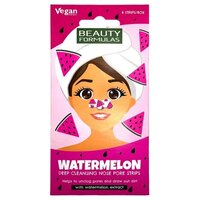 Benzi cu extract de pepene rosu pentru curatarea porilor de pe nas, 6 bucati, Beauty Formulas
