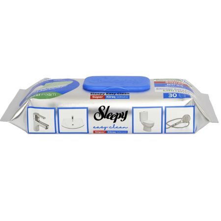 Servetele umede anticalcar cu spuma activa Easy Clean, 30 bucati, Sleepy 693204