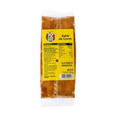 Zahar de cocos, 150 g, Solaris 693291