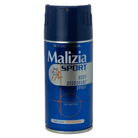 Deodorant unisex fara alcool Sport, 150 ml, Malizia