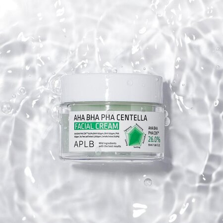 Crema pentru exfoliere blanda, AHA BHA PHA Centella, 55 ml, Aplb 693614