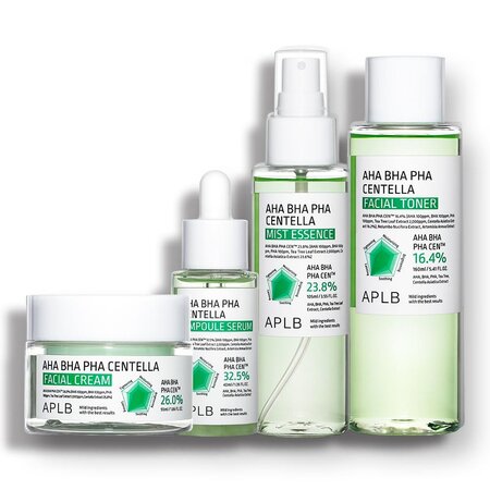 Mist pentru exfoliere blanda si hidratare, AHA BHA PHA Centella, 105 ml, Aplb 693590