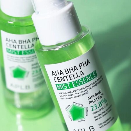Mist pentru exfoliere blanda si hidratare, AHA BHA PHA Centella, 105 ml, Aplb 693574