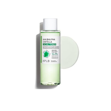 Toner pentru exfoliere blanda, AHA BHA PHA Centella, 160 ml, Aplb 693587