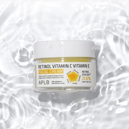 Crema de fata cu Retinol, Vitamina C si Vitamina E, 55 ml, Aplb 693609