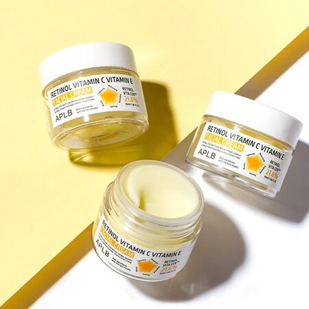 Crema de fata cu Retinol, Vitamina C si Vitamina E, 55 ml, Aplb 693608