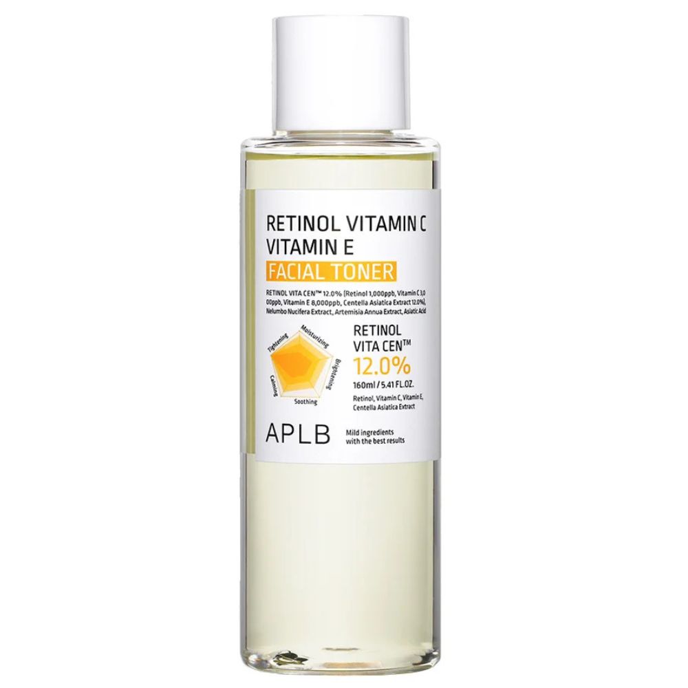 Toner cu Retinol, Vitamina C si Vitamina E, 160 ml, Aplb