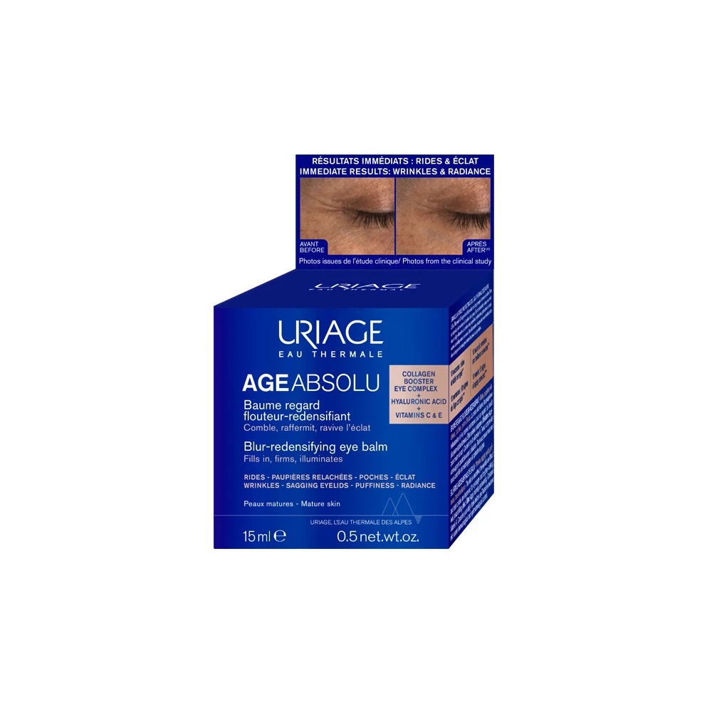 Balsam redensifiant pentru conturul ochilor Age Absolu, 15 ml, Uriage