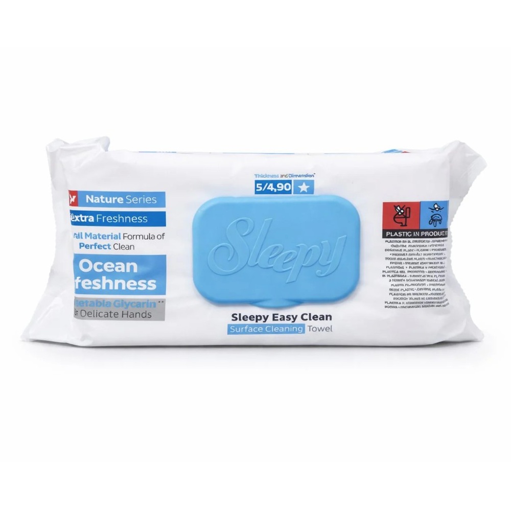 Servetele umede multisuprafete Ocean Freshness, 100 bucati, Sleepy