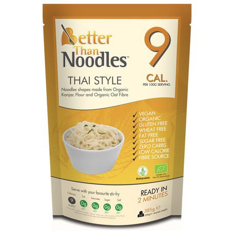 Taitei Thai din faina de konjac bio, 385 g, Better than Foods