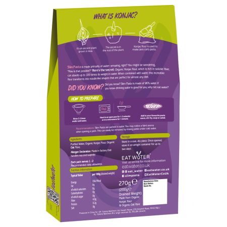 Penne din faina de konjac bio, 270 g, Slim Pasta 693774