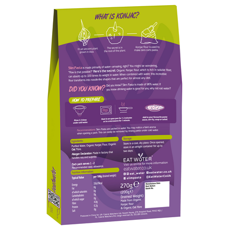 Penne din faina de konjac bio, 270 g, Slim Pasta 693774