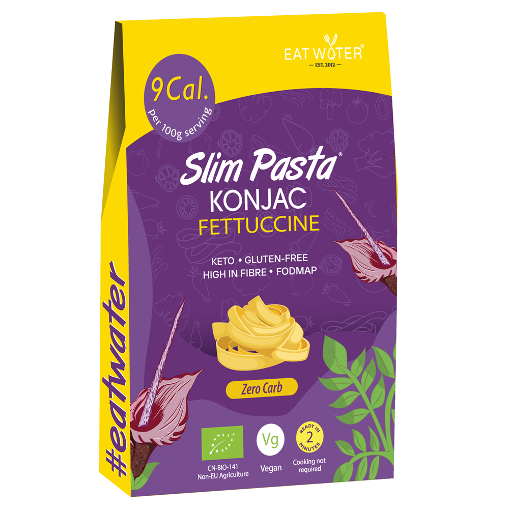 Fettucini din faina de konjac bio, 270 g, Slim Pasta