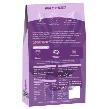 Foi de lasagna din faina de konjac bio, 270 g, Slim Rice 693780