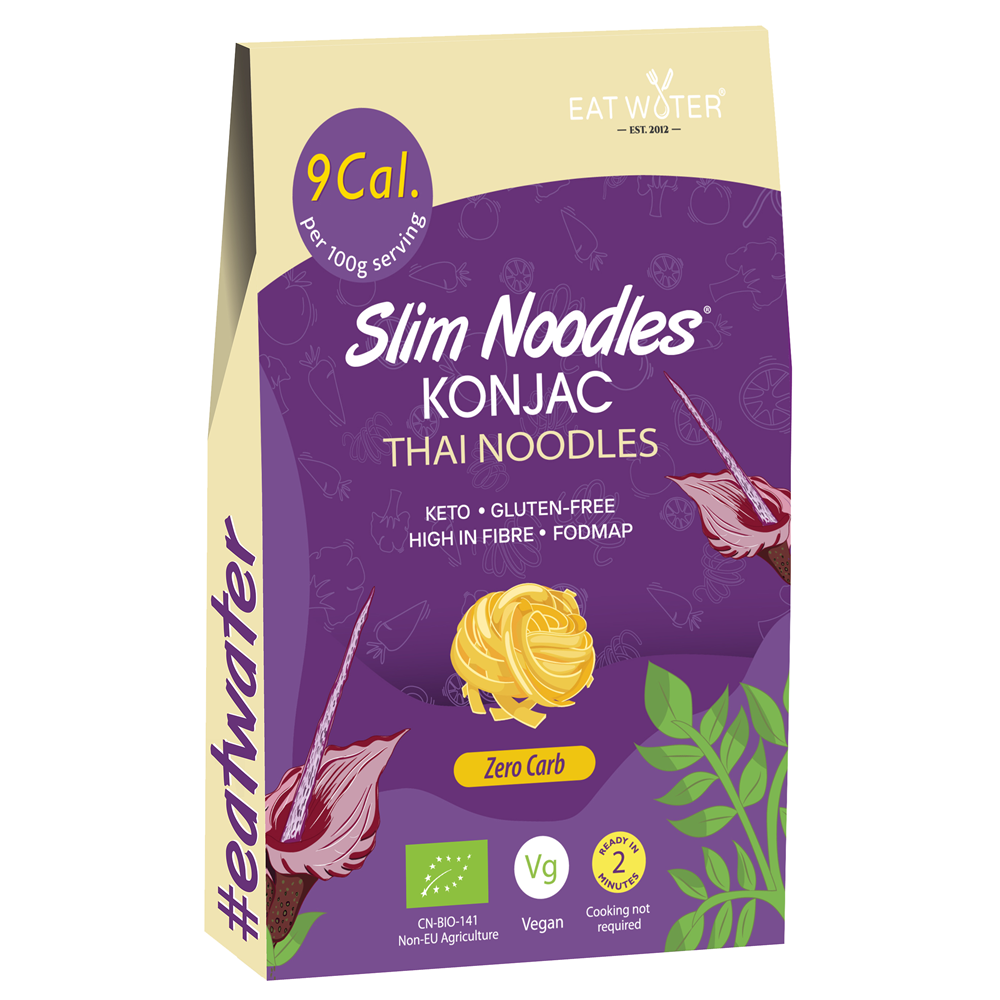 Taitei Thai din faina de konjac bio, 270 g, Slim Pasta