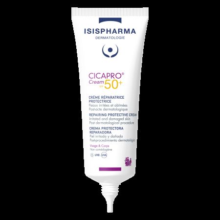 Crema reparatoare cu protectie solara SPF50+ Cicapro, 40 ml, Isispharma 693815