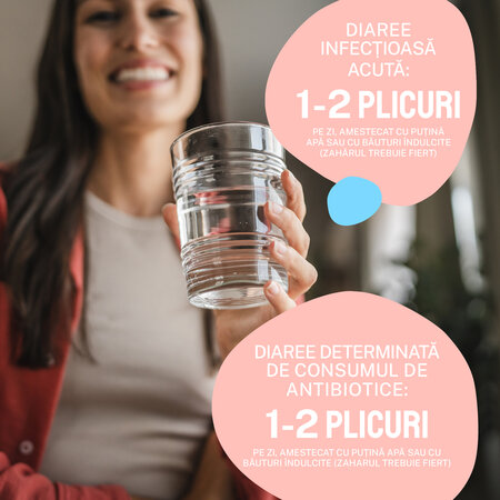 Enterol Forte, 500 mg, pulbere pentru suspensie orală, 14 plicuri, Biocodex 693873