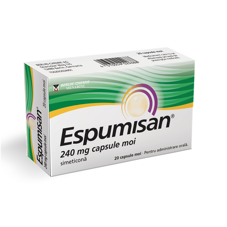 Espumisan, 240 mg, 20 capsule moi, Berlin-Chemie Ag