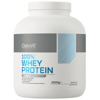 Proteina din zer cu aroma de banane Whey Protein Banana Cake, 2000 g, OstroVit