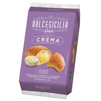 Croissant cu crema de vanilie Dolcesicilia, 6 bucati x 45 g, Dais