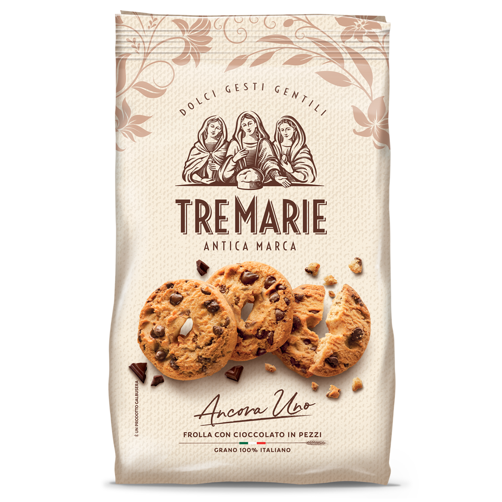 Biscuiti cu bucati de ciocolata, 360 g, Tre Marie